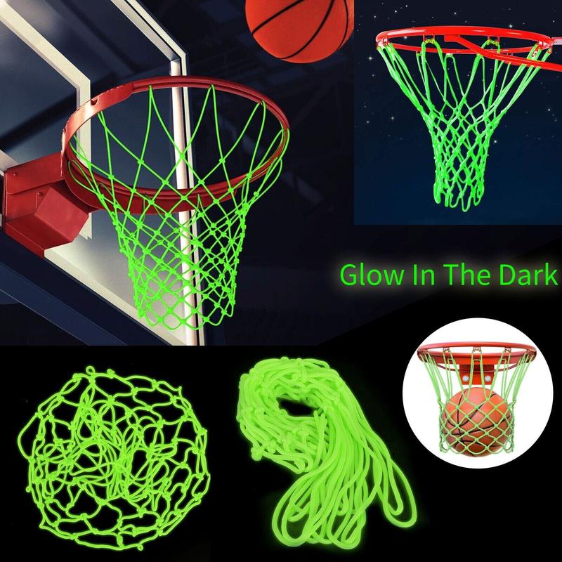 Amazing Glow In The Dark Light Sun Powered Basketball Hoop Net Shoots Training