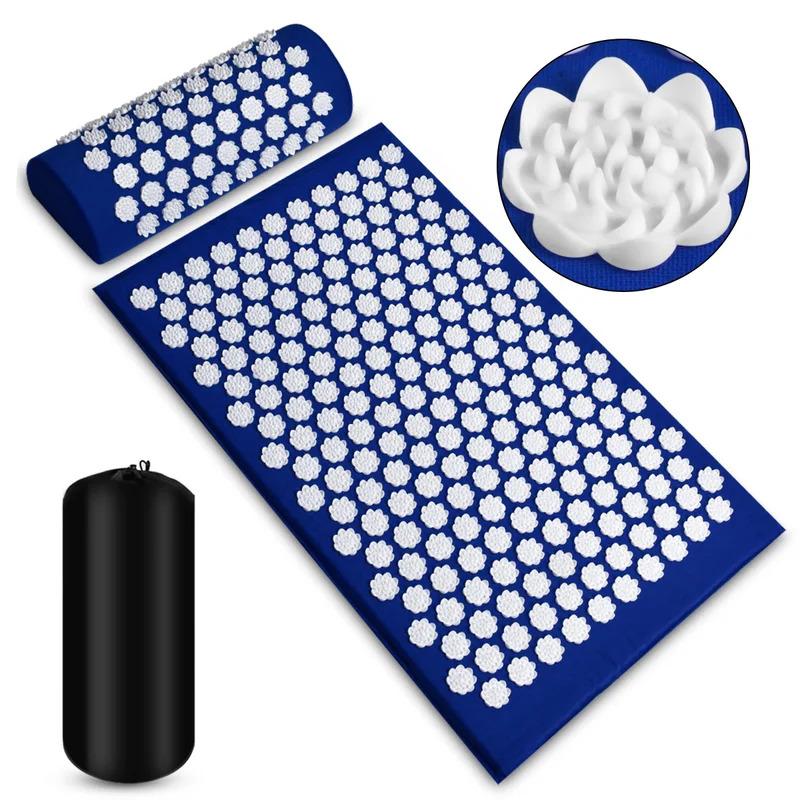 Massager Cushion Shakt Mat Massage Yoga Mat Acupressure Relieve Stress Back Body Pain Spike Mat Acupuncture Massage Mat