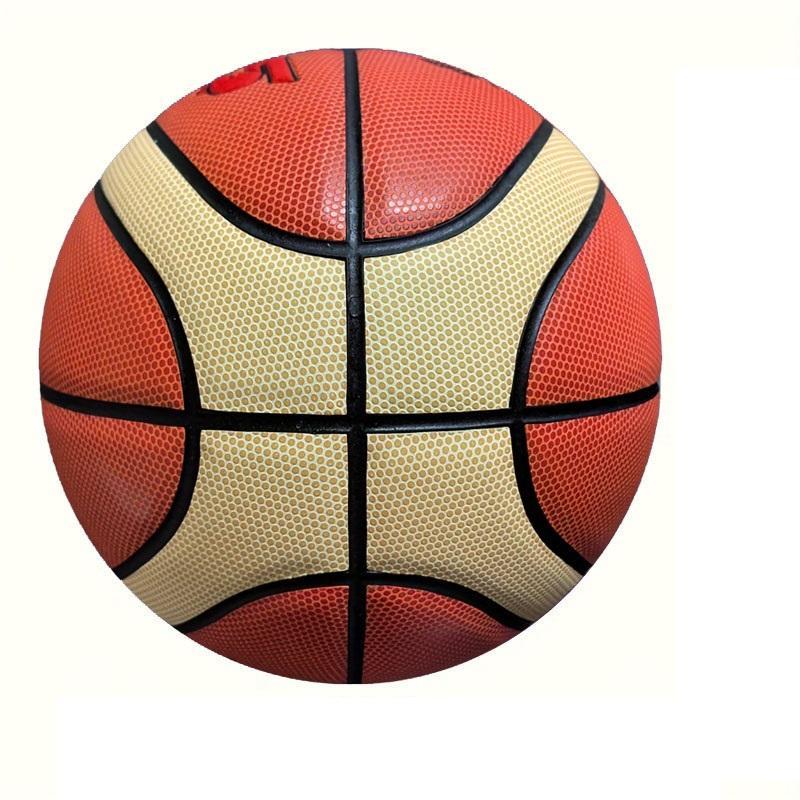 Basketball, Size 7 Basketball, Indoor Outdoor Training Basketball, Wear-resistant Leather Basketball With Soft Hand Feel For Adult Competition Basketball