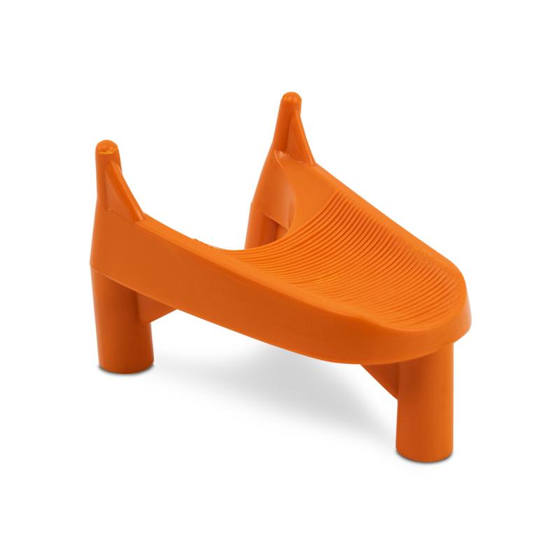 Cannon Sports Rubber Football Kicking Stand - 2 Inches Height - Orange Color