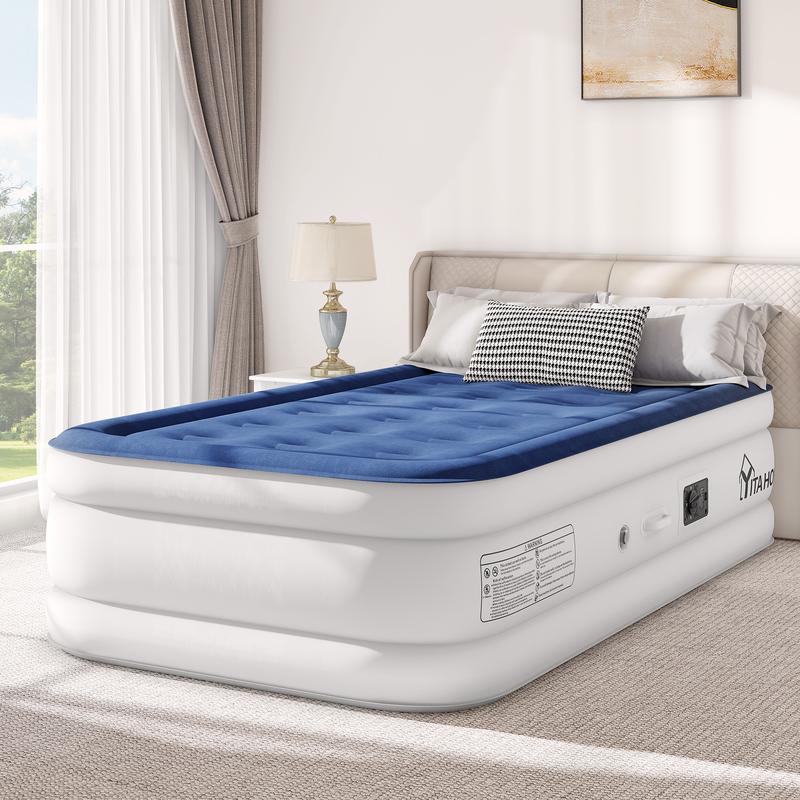 YITAHOME Twin Size Air Bed with Integrated Pump & Carry Bag 18