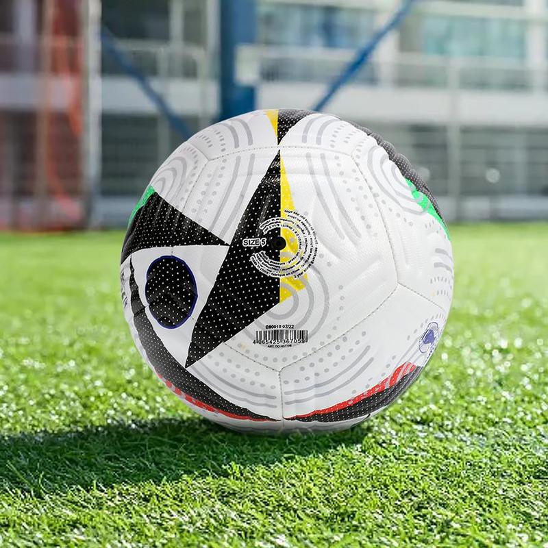 Size 5 Football Training Ball, 1 Count PU Stitched Football with 1 Count Air Pump, Soccer Ball for Training, Outdoor Sports Equipment