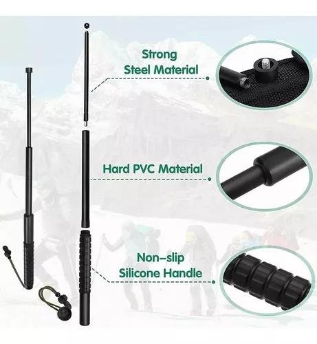 3-Piece Telescopic Hiking Stick Set for Outdoor Activities