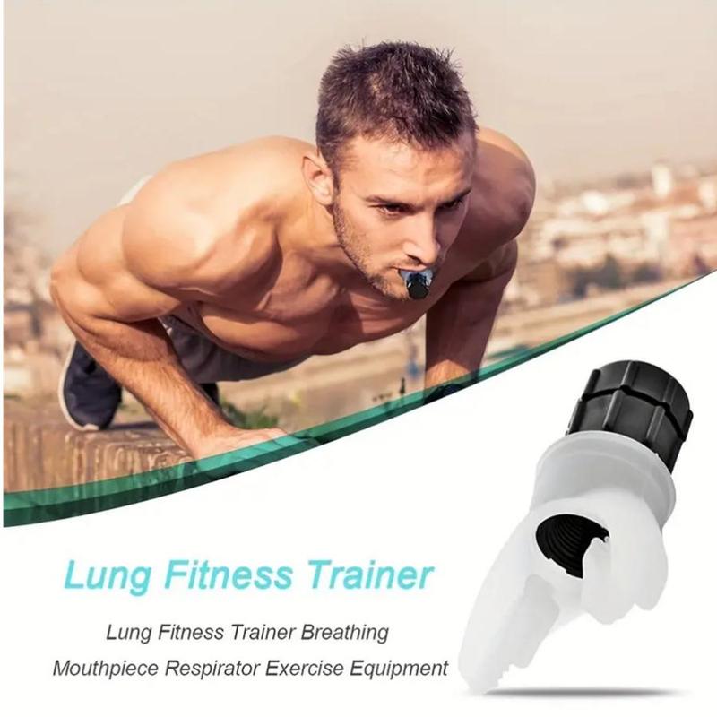 Silicone Mouthpiece, 1 Box Portable Breath Training Tool, High Resistance Exercise Tool for Swimming, Diving, Snorkeling