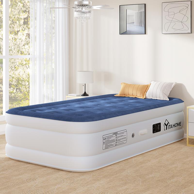 YITAHOME Twin Size Air Bed with Integrated Pump & Carry Bag 18