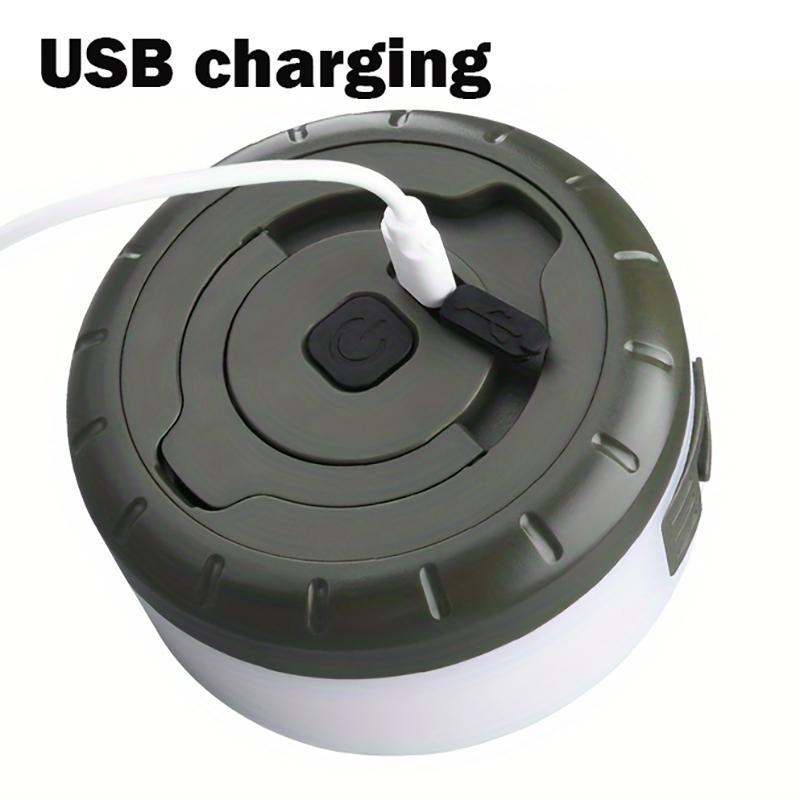 Colorful Outdoor String Light, Portable Outdoor String Light, Durable Tent Light, Rechargeable LED Camping Lantern for Outdoor Tent Hiking Decor, Christmas Gift