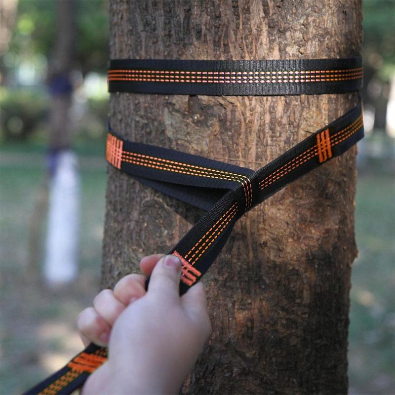 Triple Power Stitched Hanging Hammock Strap, 2 Counts Durable High Load Capacity Hammock Rope, Outdoor Camping Equipment