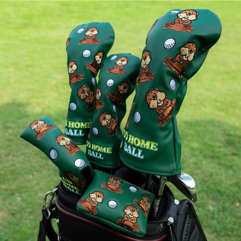 Putter Cover (Capybara-Mallet) – Durable, soft, and stylish with magnetic closure for a secure fit. Protects your putter from dings and scratches