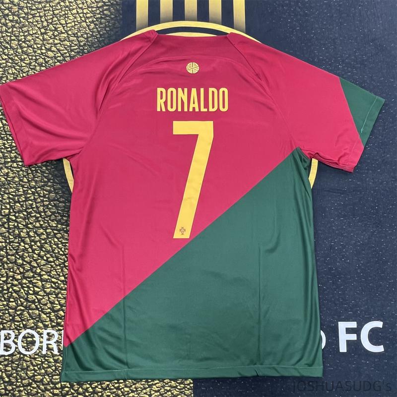 2022  World Cup Portugal home jersey No. 7 Cristiano Ronaldo