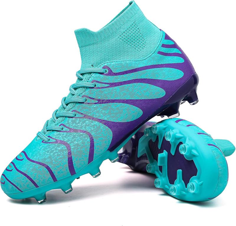 Soccer Cleats Mens Women Outdoor High Top Football Shoes