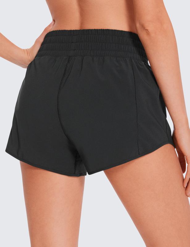 CRZ YOGA High Waisted Running Shorts for Women 2.5