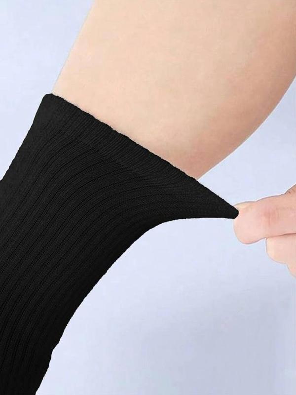 Men's Colorblock Crew Socks, Moisture Wicking Sweat Breathable Socks, Comfortable Casual Socks for Outdoor Hiking Running