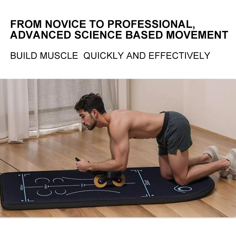 Abdominal wheel special pad Abdominal muscle wheel mat Yoga men's fitness kneel mat training exercise to build abdominal thickening roll abdominal wheel