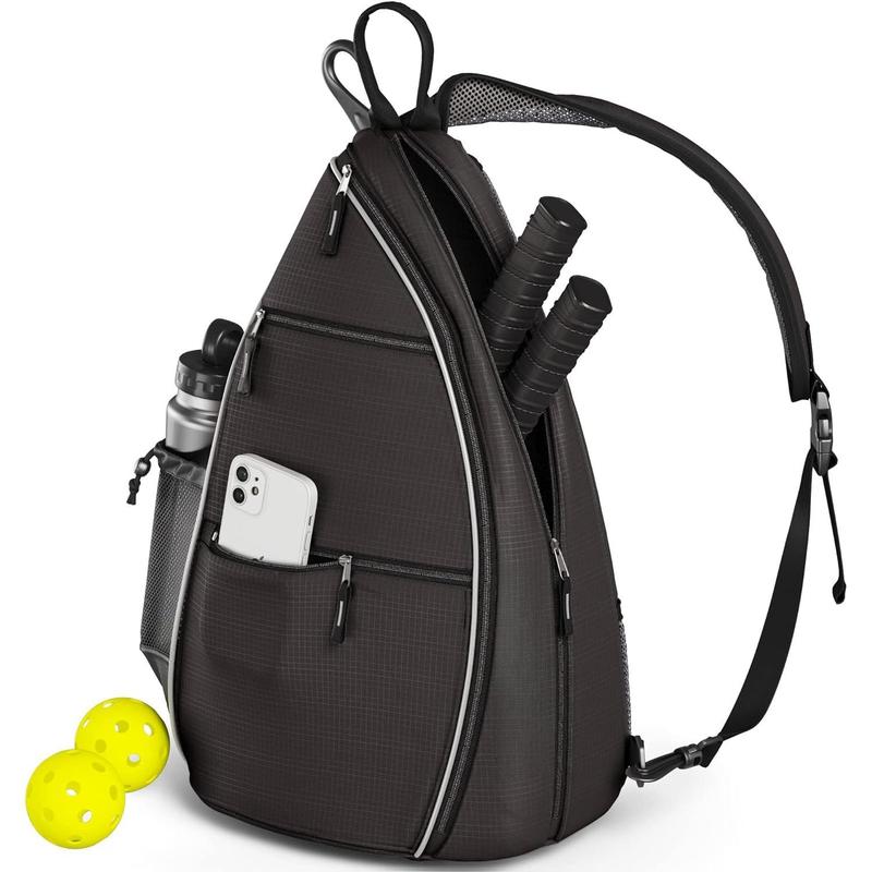 Sling Bag - Crossbody Backpack for Pickleball, Tennis, Racketball, and Travel for Men and Women