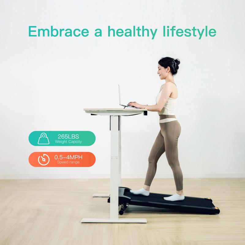 Lichico Incline 2-in-1 Under Desk Treadmill, Electric Walking Treadmill with Incline for Full-Body Workout, 2.5-3.0HP Brushless Motor, Spacious Running Area, Ideal for Home and Office Use