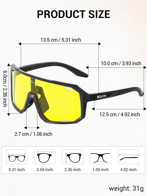 Polarized Night Driving Sunglasses, Fishing Glasses, Bike Outdoor Bicycle Riding Cycling Glasses, Fishing Hiking Fashion Glasses