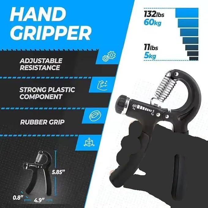 5 Pack 1 Pack Grip Strength Trainer Kit Adjustable Resistance Hand Gripper,Finger Exerciser,Hand Extension Exerciser,Stress Relief Ball and Forearm Workout Ring for Muscle Building Injury Recover