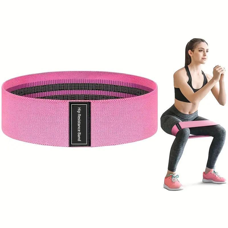 Resistance Band, Elastic Yoga Band, Squat Elastic Band, Fitness Equipment for Home Gym, Yoga & Pilates Equipment for Leg & Hip Strength Training, Christmas Gift