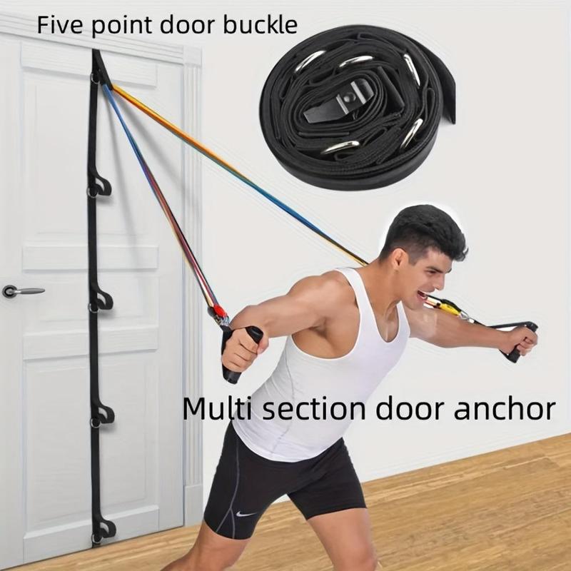 Door Anchor Fitness Rope, 1 Count Multifunctional Fitness Multi-stage Gate Buckle, Portable Fitness Equipment for Home Office