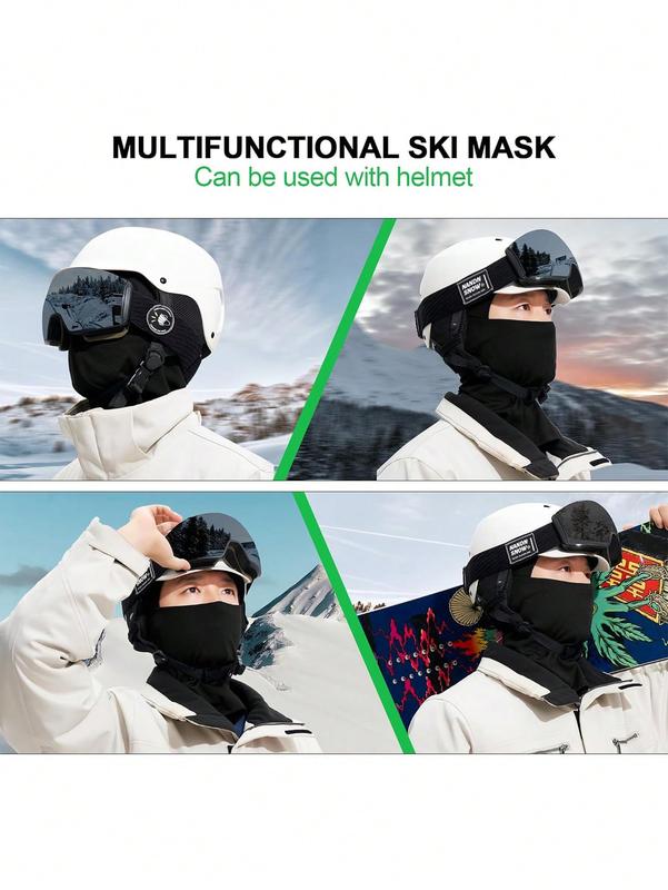 1-3pcs Breathable Balaclava Ski Mask Full Face Cover for Men and Women - Ideal for Skiing and Outdoor Sports