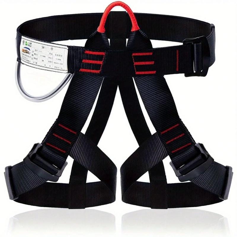 Adjustable Climbing Harness: Half Body Design For Caving, Rock Climbing, Rappelling & Tree Protection