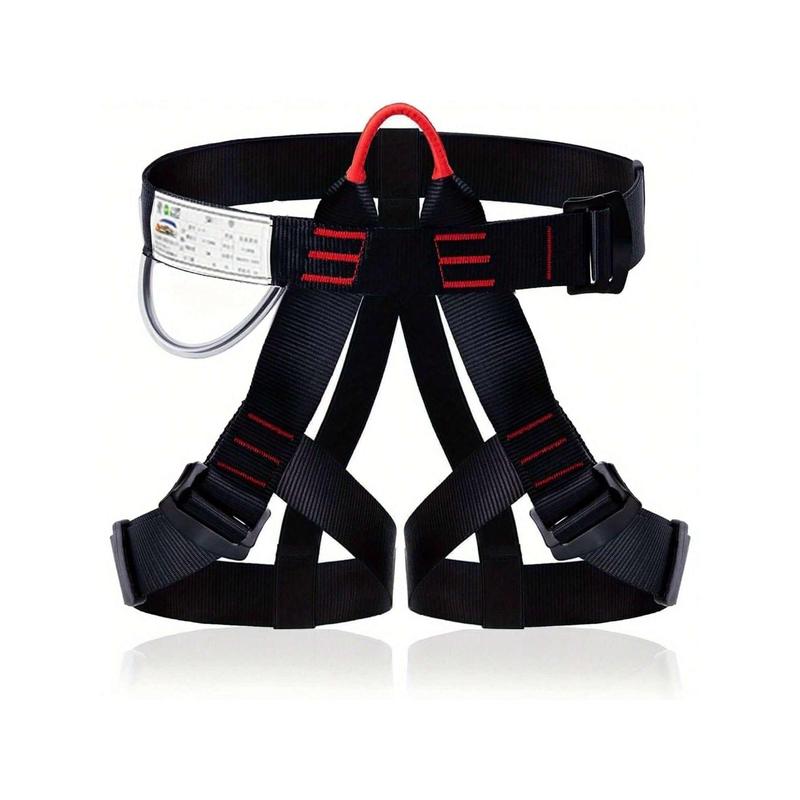 Adjustable Climbing Harness: Half Body Design For Caving, Rock Climbing, Rappelling & Tree Protection