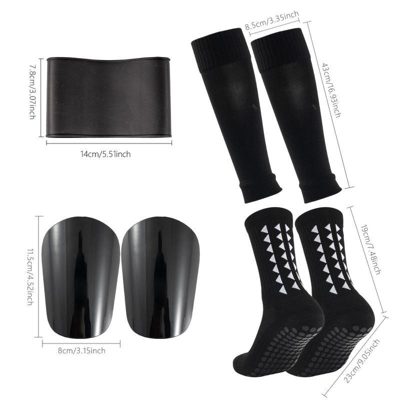 Football Equipment Set, Non-slip Football Socks & Arm Sleeves & Protective Gear, Football Accessories, Sports Accessories, Gym Essentials, Halloween Football Accessories, Gifts for Men, Christmas Gift