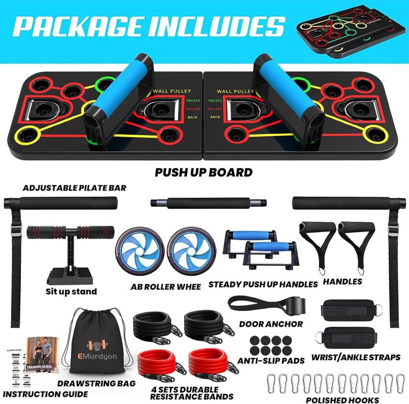 LALAHIGH multifunctional fitness kit:  Socially Anxious? Get Fit at Home, No Need to Go Out  3D Muscle Training  Time-Saving Workout  Convenient Fitness  Fitness Accessories  Joyful Fitness