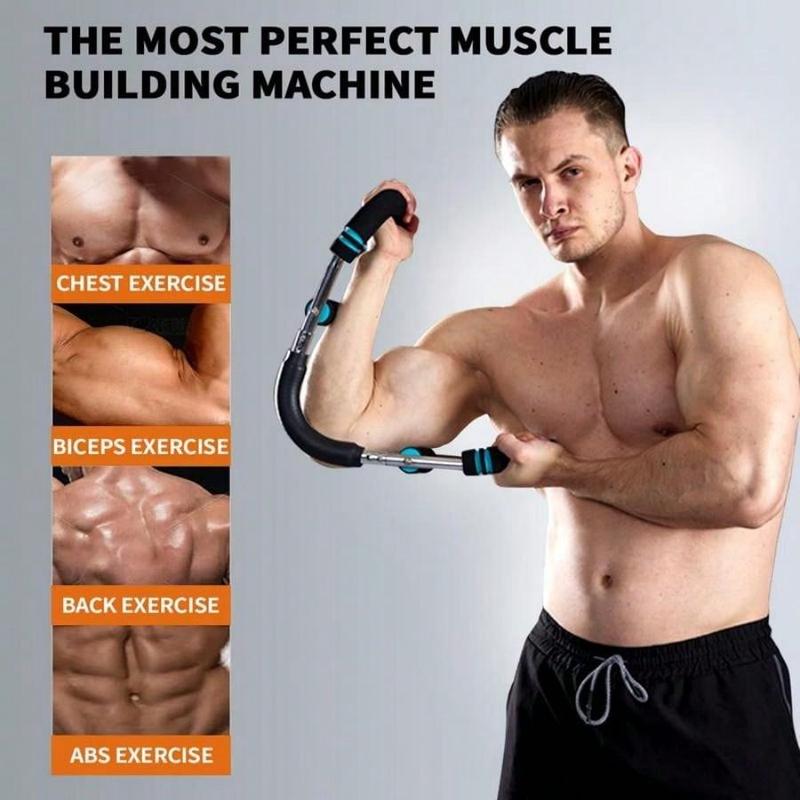 Arm Trainer Strengthen Chest And ArmMuscles Men's Fitness Trainer DetachableAdjustable Resistance Suitable For Beginners AndFitness People