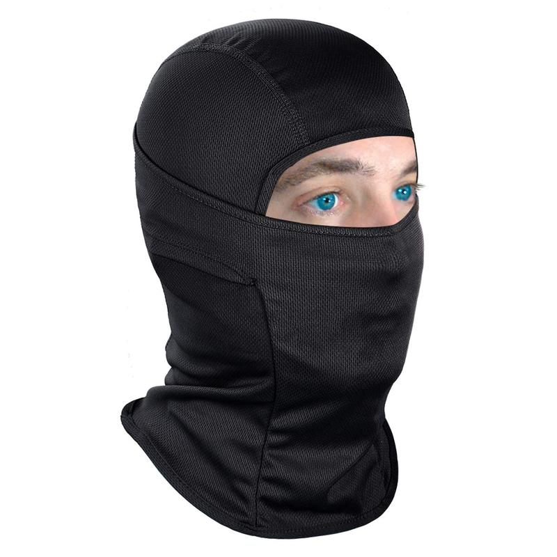 Solid Color Balaclava Face Mask, Neck Gaiter Face Cover, Breathable Sun Protection Full Face Mask, Outdoor Sports Sunshade Protection Mask, Comfortable Elastic Ski Mask