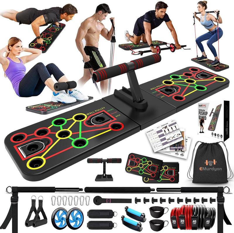 LALAHIGH multifunctional fitness kit:  Socially Anxious? Get Fit at Home, No Need to Go Out  3D Muscle Training  Time-Saving Workout  Convenient Fitness  Fitness Accessories  Joyful Fitness