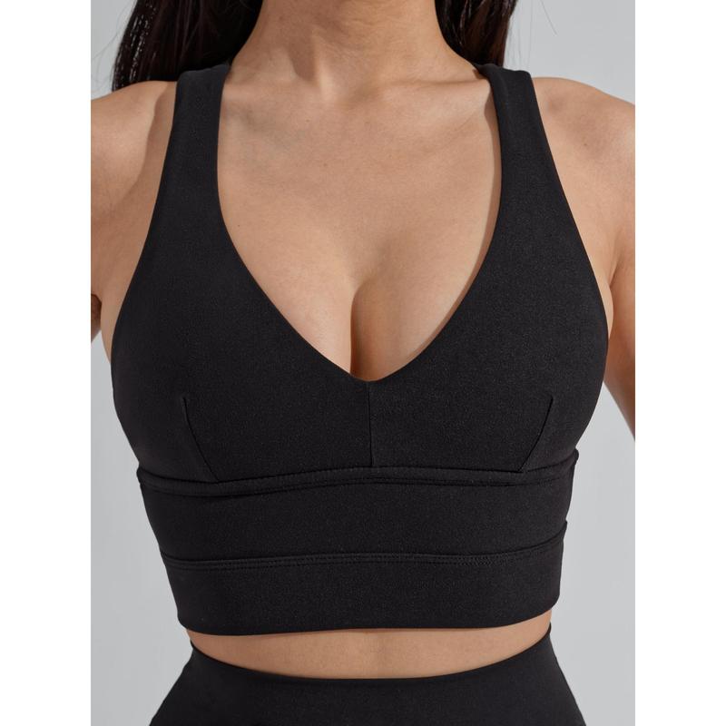 Alpha Sports Bra - Onyx Black