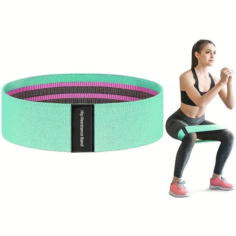 Resistance Band, Elastic Yoga Band, Squat Elastic Band, Fitness Equipment for Home Gym, Yoga & Pilates Equipment for Leg & Hip Strength Training, Christmas Gift