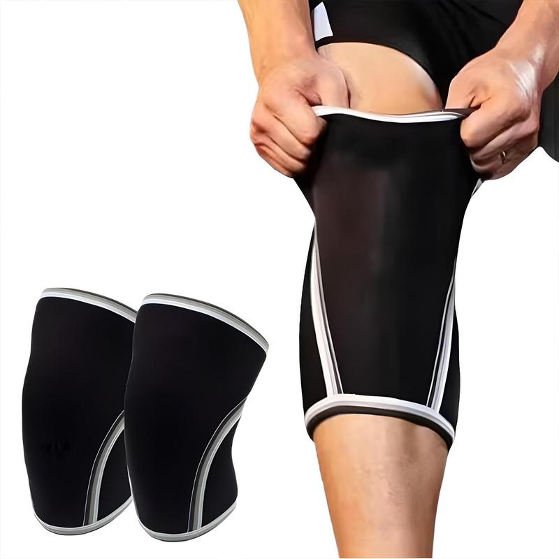 7mm Thickness Knee Pads, 1 Pair Adjustable Knee Brace, Knee Support for Men & Women, Fitness Equipment Accessories for Home Gym