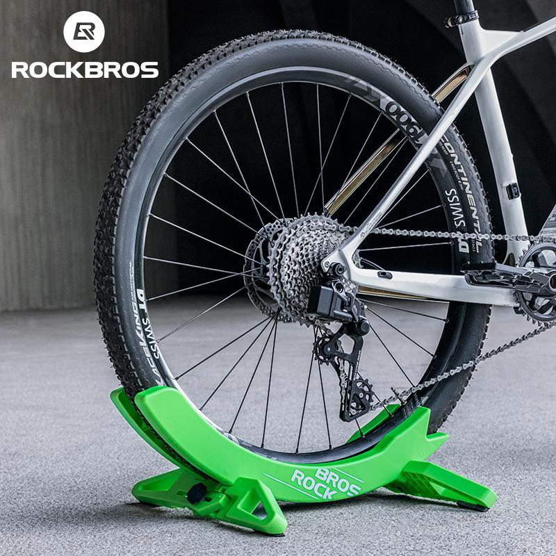 ROCKBROS Bicycle Stand Rack Adjustable Universal Bike Parking Storage Rack Indoor Bicycle Floor Stand Rack for Road Bikes