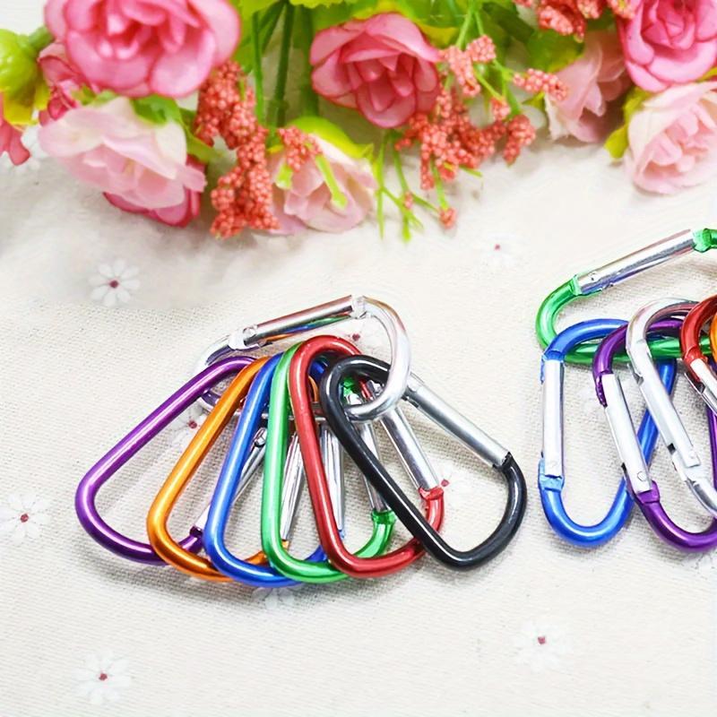 Aluminum Alloy Carabiner, 10pcs set Durable Climbing Buckle, Multifunctional Carabiner for Camping, Hiking and Climbing