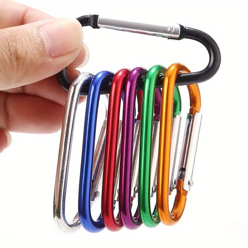 Aluminum Alloy Carabiner, 10pcs set Durable Climbing Buckle, Multifunctional Carabiner for Camping, Hiking and Climbing