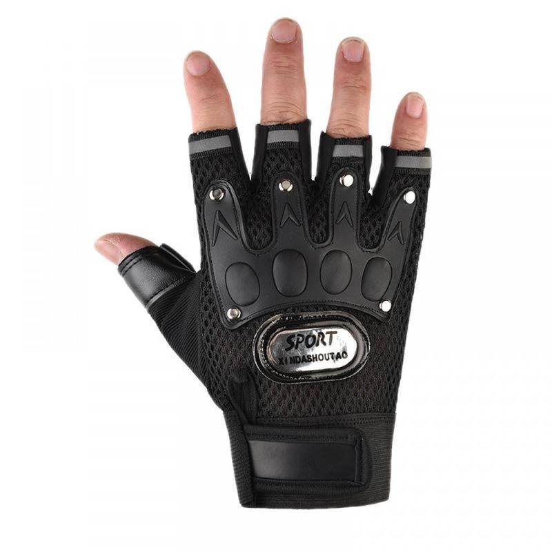 Sports Glove, 1 Pair Breathable Half-finger Fitness Glove, Sports Accessories Weight Lifting Gloves, Non-slip Workout Gloves, Gym Gear, Gym Accessories