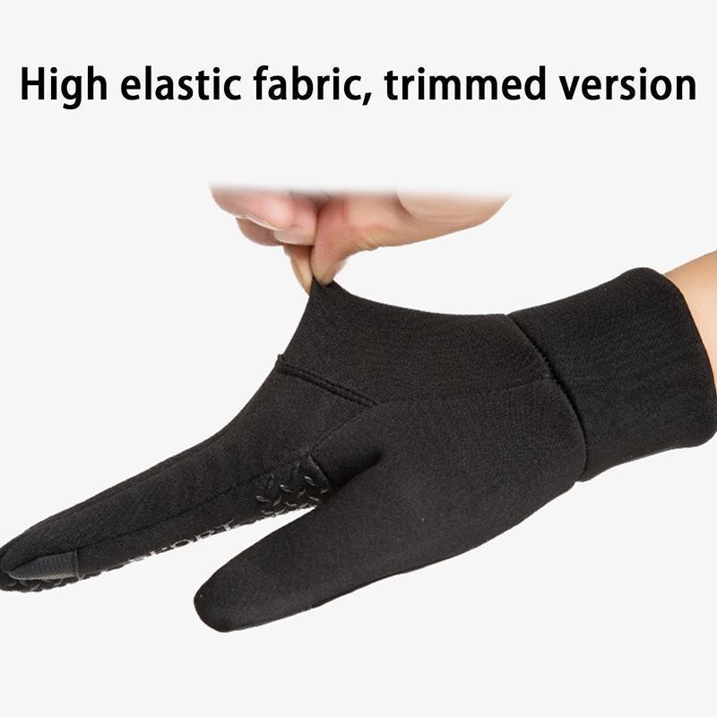 Outdoor Sports Gloves, 1 Pair Winter Warm Non-slip Touch Screen Gloves, Windproof Waterproof Thickened Gloves for Men & Women, Sports & Outdoor Accessories, Christmas Gift