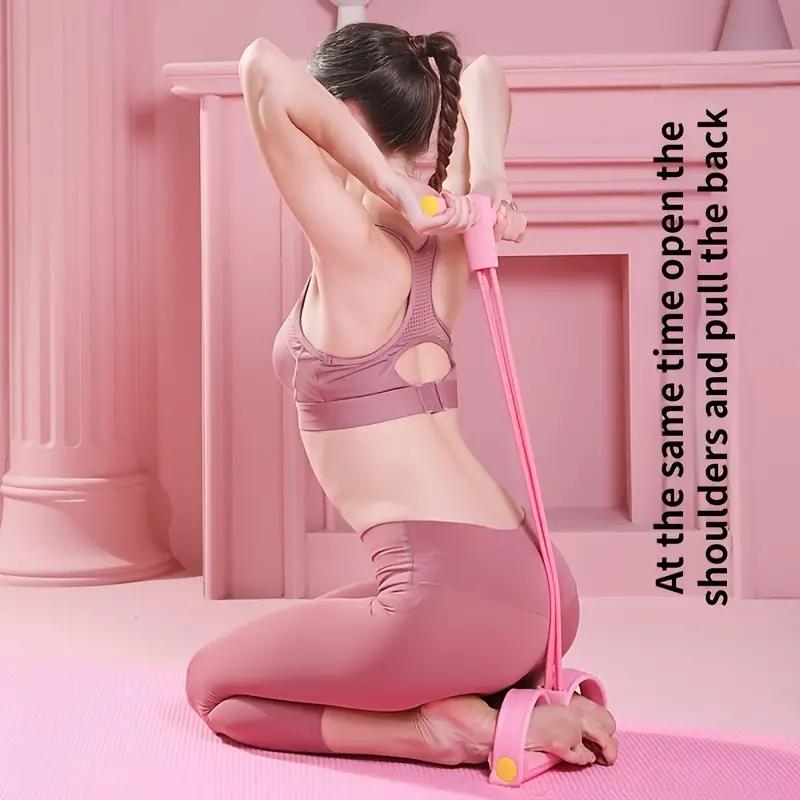 2024 New HotSale Sports exercise pedal tensioner, exercise rope fitness equipment, slim belly and arms pedal tension rope, sit-up assistant, rubber equipment