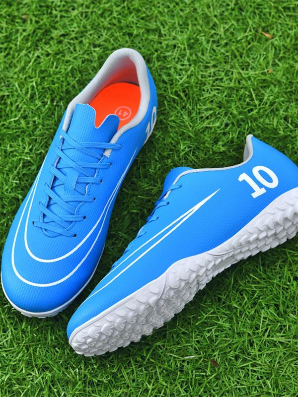 Men's Football Shoes, Fall Outfits, Fallfreshness Breathable Comfortable Lace Up Soccer Shoes, Non-slip Football Cleats, Training & Competition Sports Shoes for All Seasons