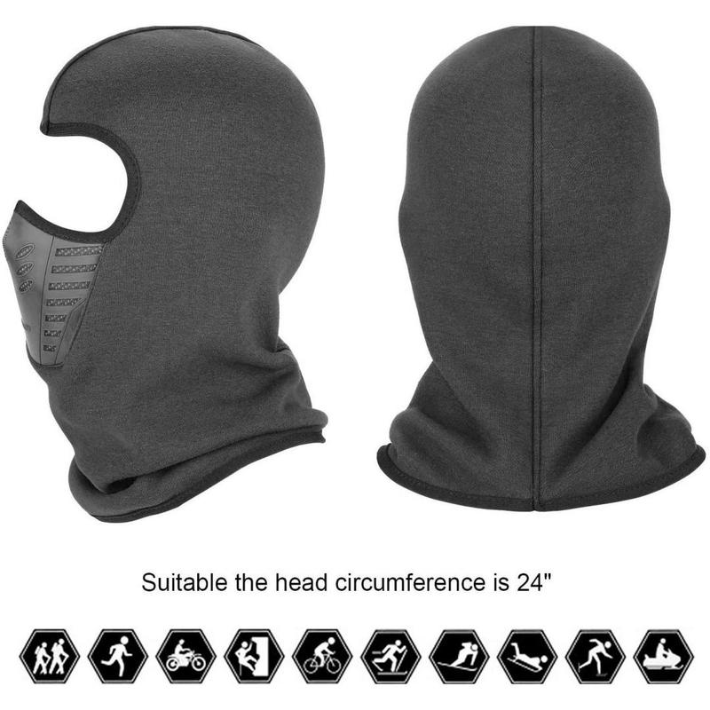 Outdoor Cycling Balaclava Face Mask, 1 Count Windproof Warm Face Cover, Ski Mask, Shiesty Mask Winter Outdoor Sports Hat for Ski Mountaineering