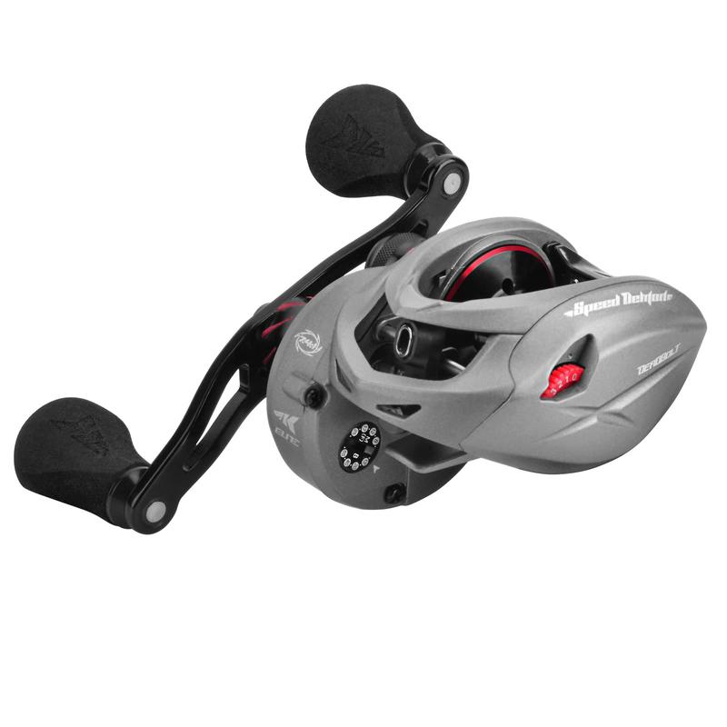 Speed Demon Elite Deadbolt Baitcasting Reel 10+1 Shielded Stainless Steel BB, CNC Lightweight Aluminum Frame, Available in Skipping Version