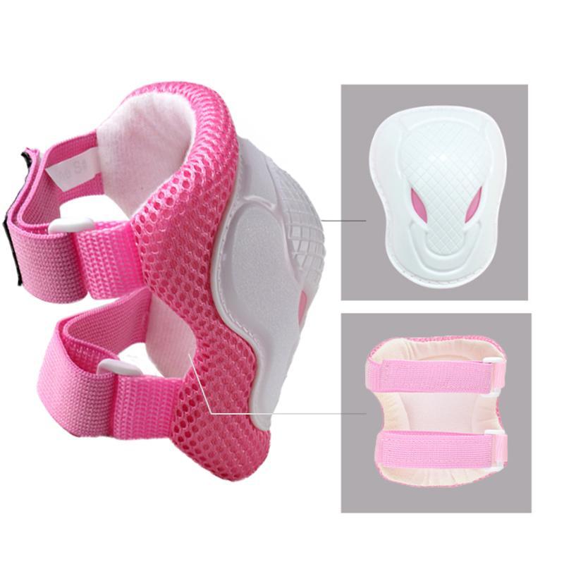 Skateboard Protective Gear Set, 6 Counts set Elbow & Knee Pads, Elbow & Knee Protector, Protective Gear for Skating, Cycling, Skiing, Scooter, Balance Bicycle