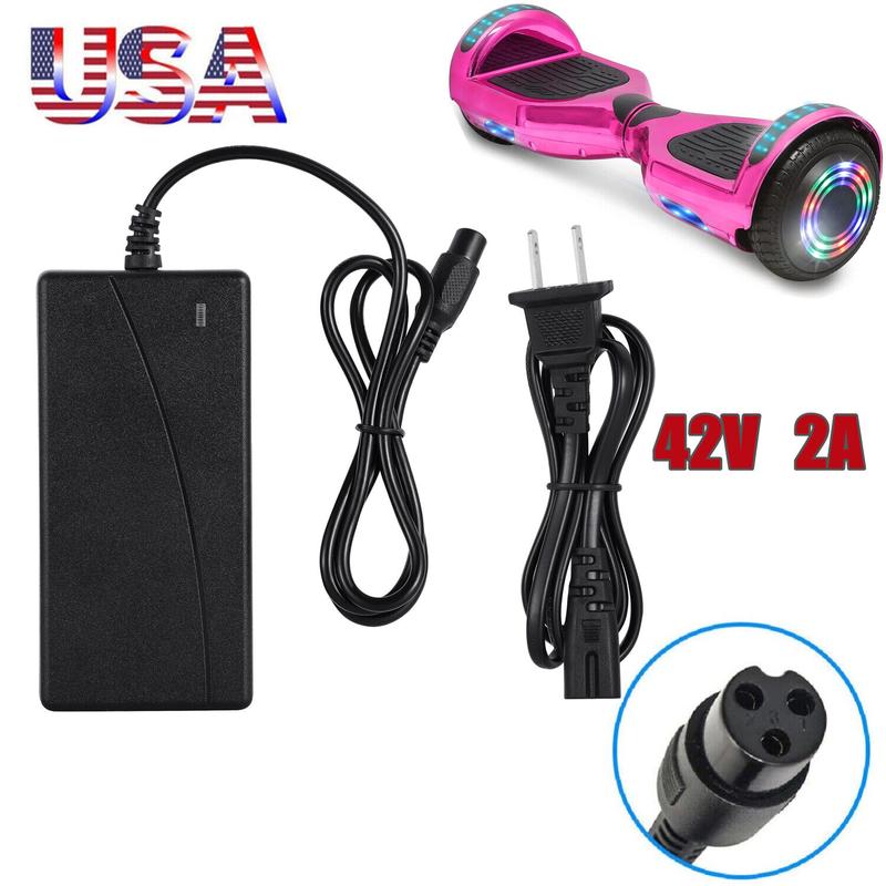 Balancing Scooter Hoverboard Charger Power Supply 42 Volt 2AMP For 36V Battery