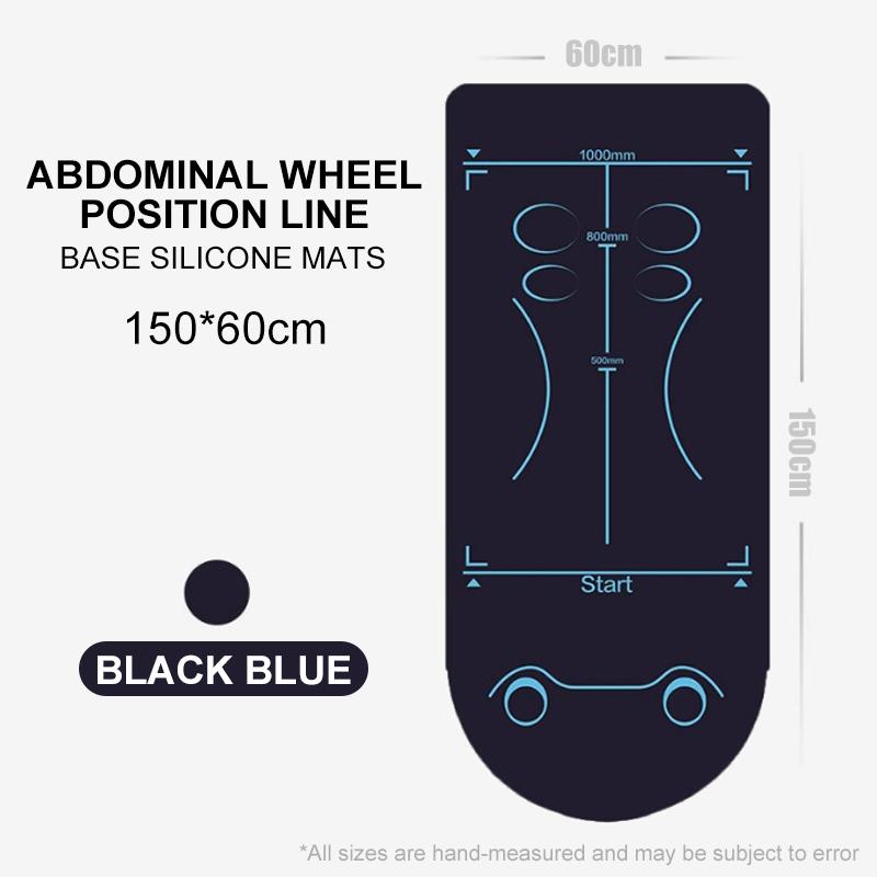 Abdominal wheel special pad Abdominal muscle wheel mat Yoga men's fitness kneel mat training exercise to build abdominal thickening roll abdominal wheel