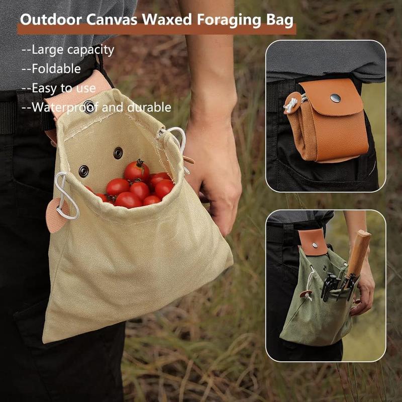 Waist Bag, 1 Count Camping Foraging Bag, Portable Storage Bag, Outdoor Foraging Bag, Camping Storage Bag, Fruit Picking Bag