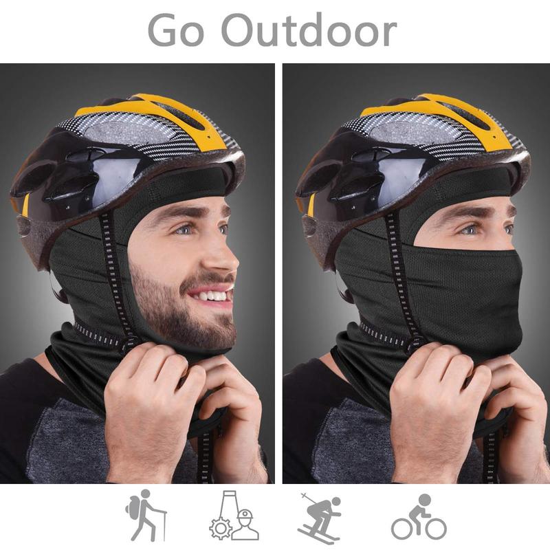 Solid Color Balaclava Face Mask, Neck Gaiter Face Cover, Breathable Sun Protection Full Face Mask, Outdoor Sports Sunshade Protection Mask, Comfortable Elastic Ski Mask