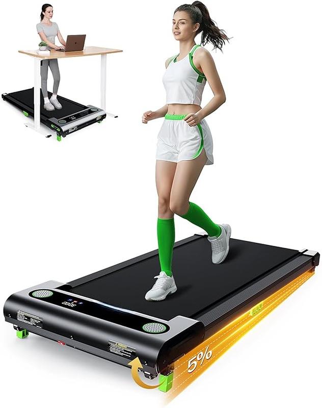 Walking Pad Treadmill for Home, 2.5 HP Under Desk Treadmill Small with Remote Control, Walking Pad Small Treadmill with LED Display