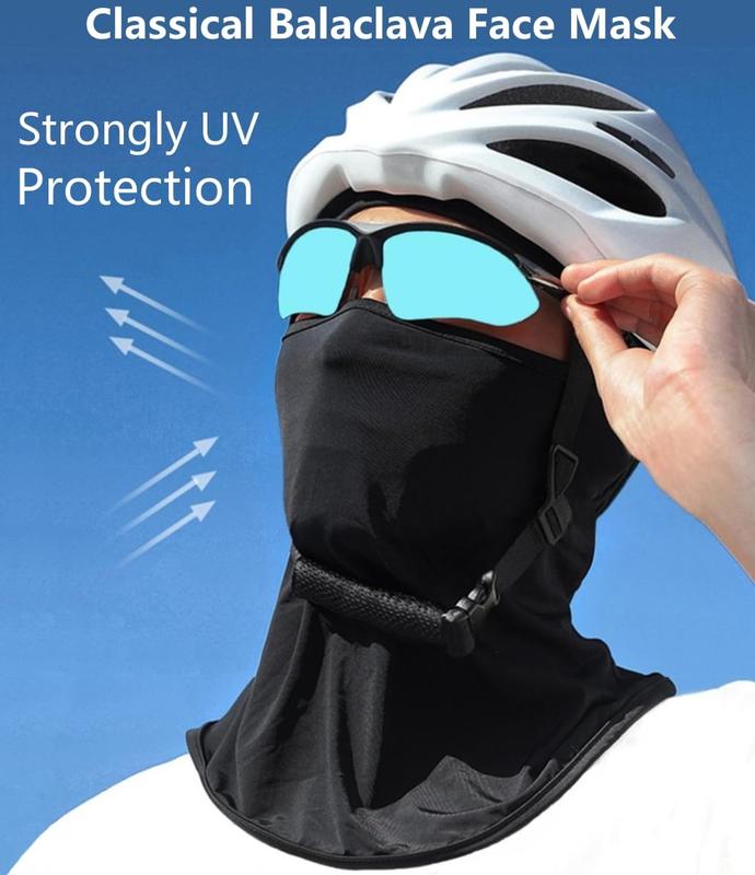 Balaclava Face Mask, Summer Cooling Neck Gaiter, UV Protector Motorcycle Ski Scarf for Men Women Breathable Knitted